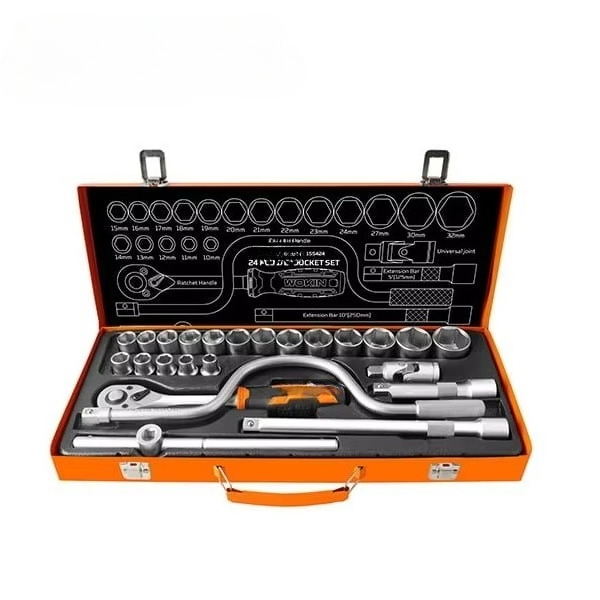 Socket Wrench - 155424 24 parça 1/2 inç alet